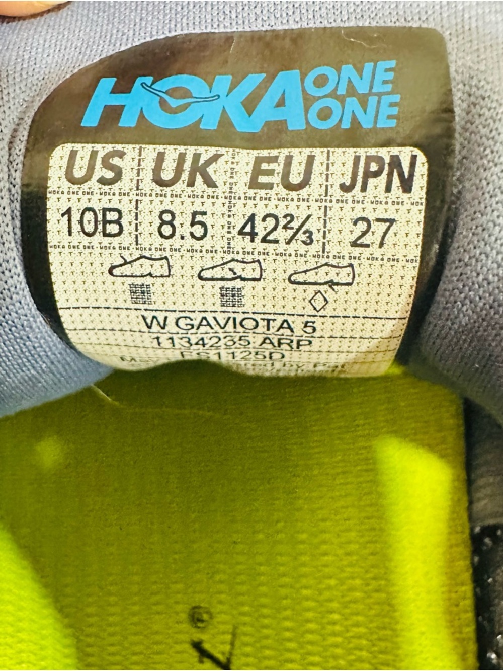 Hoka Women's Navy Sneakers with Purple and Coral Accents - Picture 9 of 9